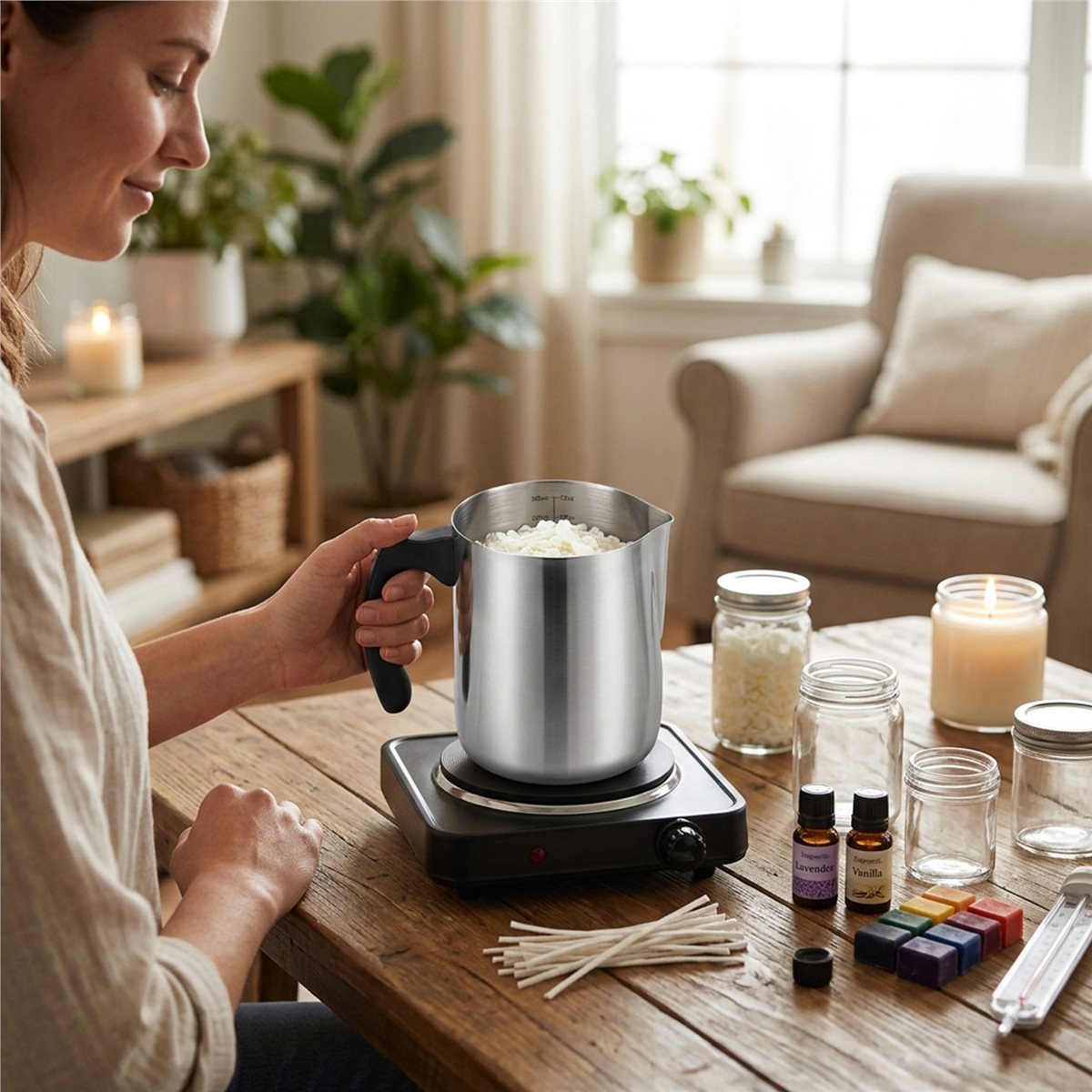 Candle Making Kit For Beginners - L63A Candle Making Kit Supplies for
