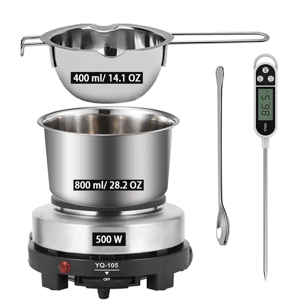 Candle Warning Label - Candle Making Kit with Pouring Pot,