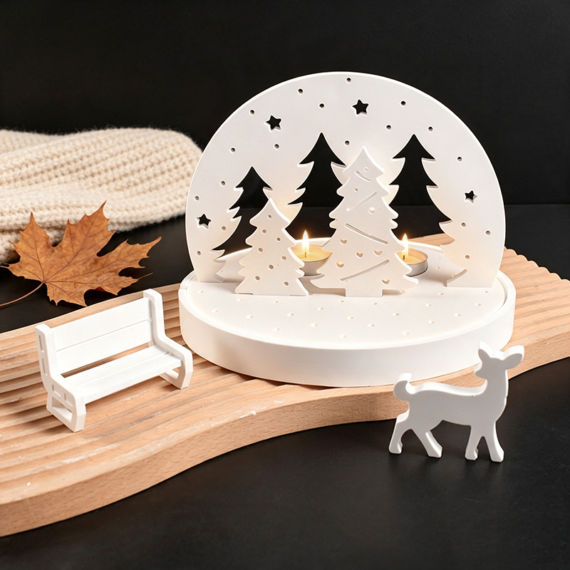 Christmas Elk Tealight Candle  - Candle Making Tools review and price