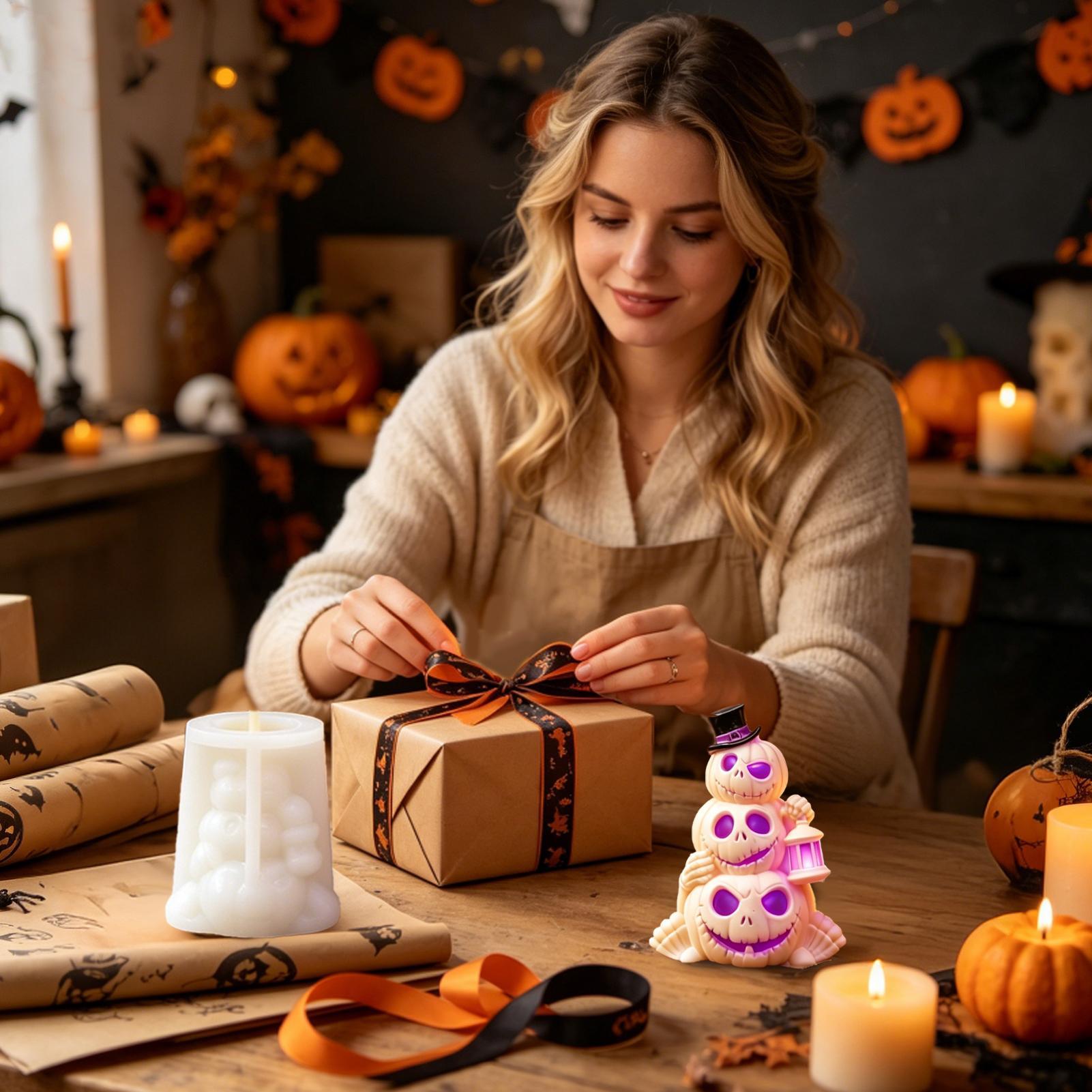 3D 3-Layer Halloween Pumpkin S - Candle Making Kit For Adults review and price