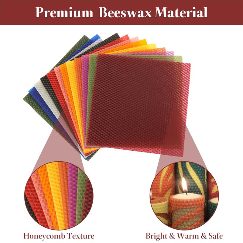 AT21-Bee Swax Sheets(24Pcs), 8 - Candle Making Kit For Adults review and price