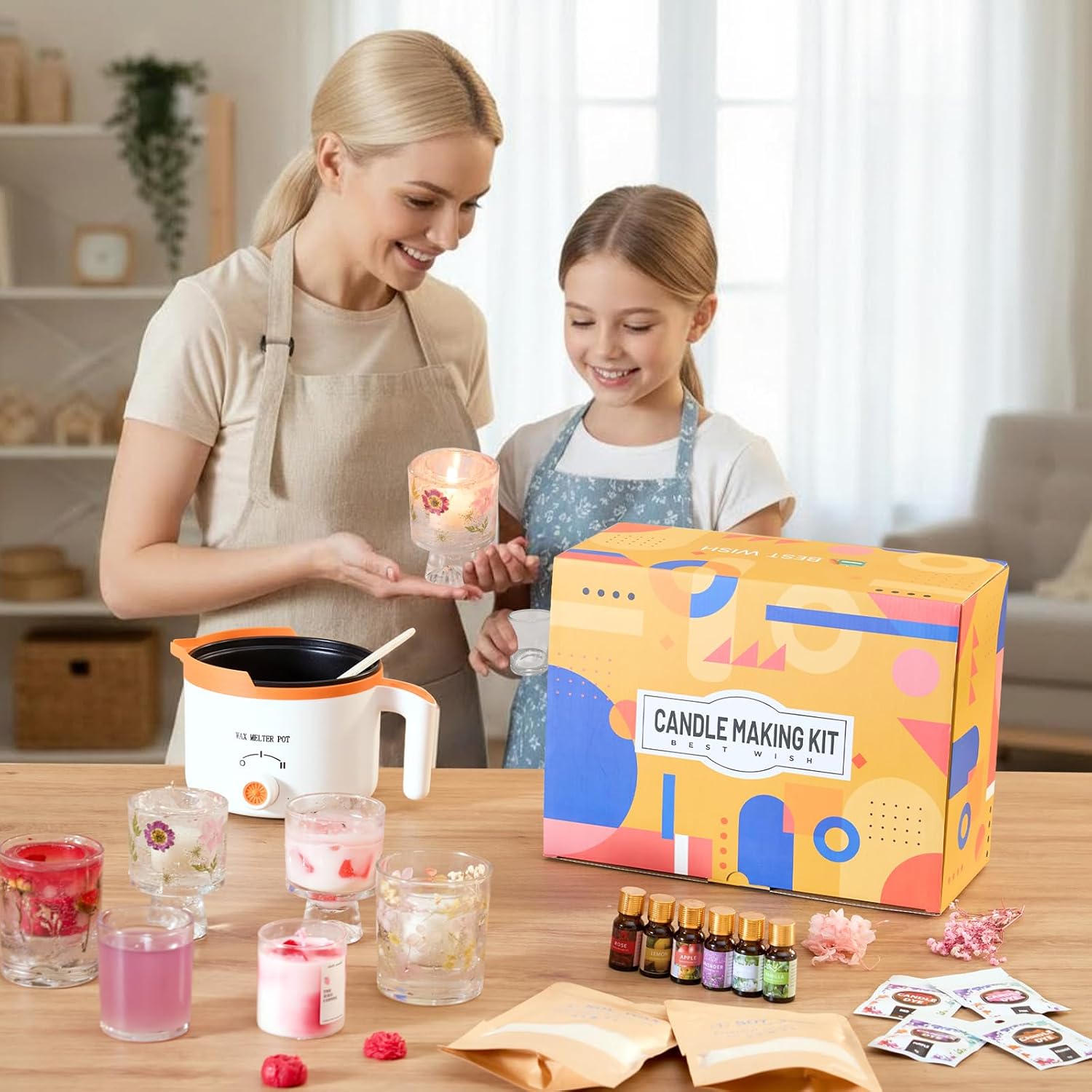2-in-1 Soy & Jelly Wax DIY Can - Candle Making Kit For Beginners review and price
