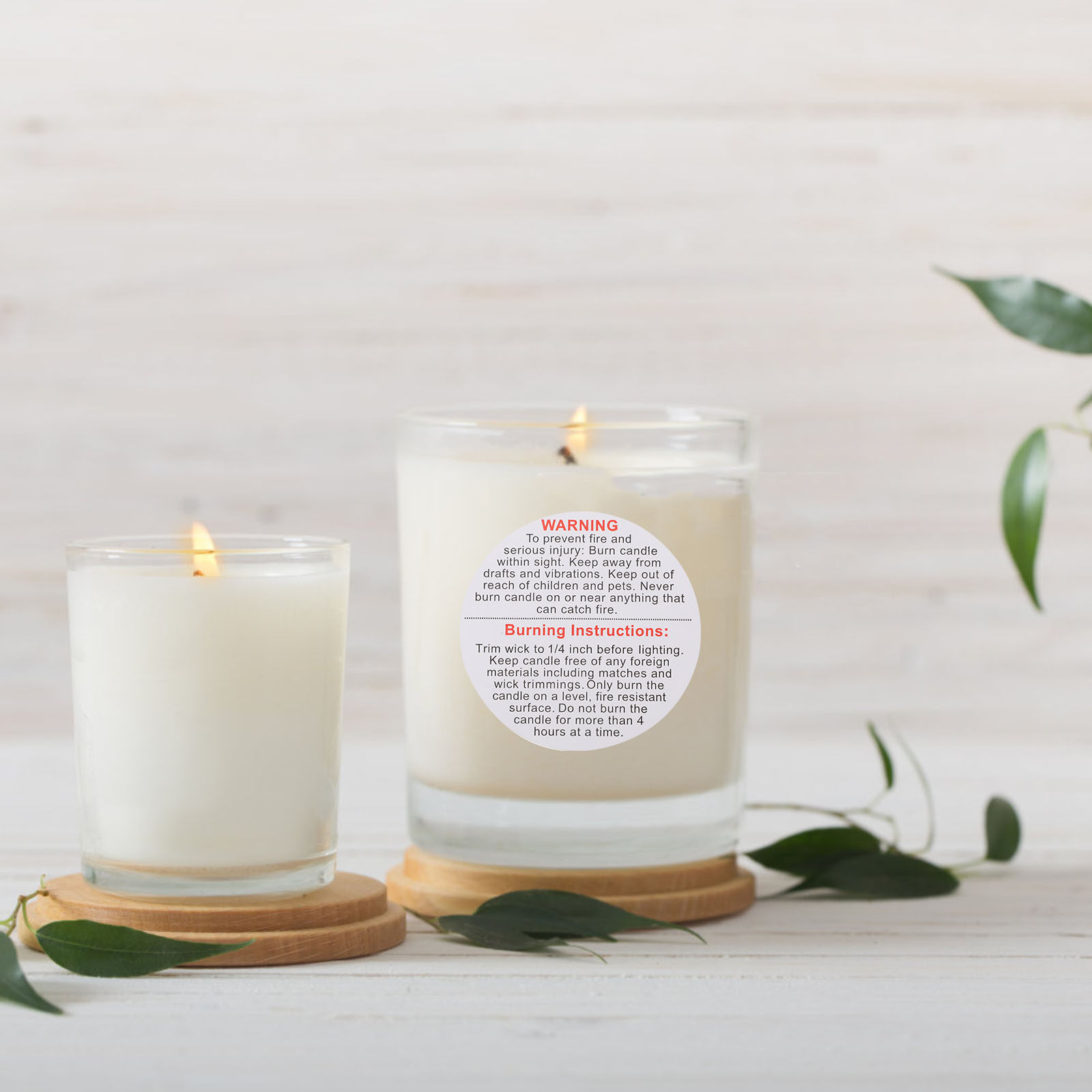 Warning Labels Round Self Adhe - Candle Warning Label review and price