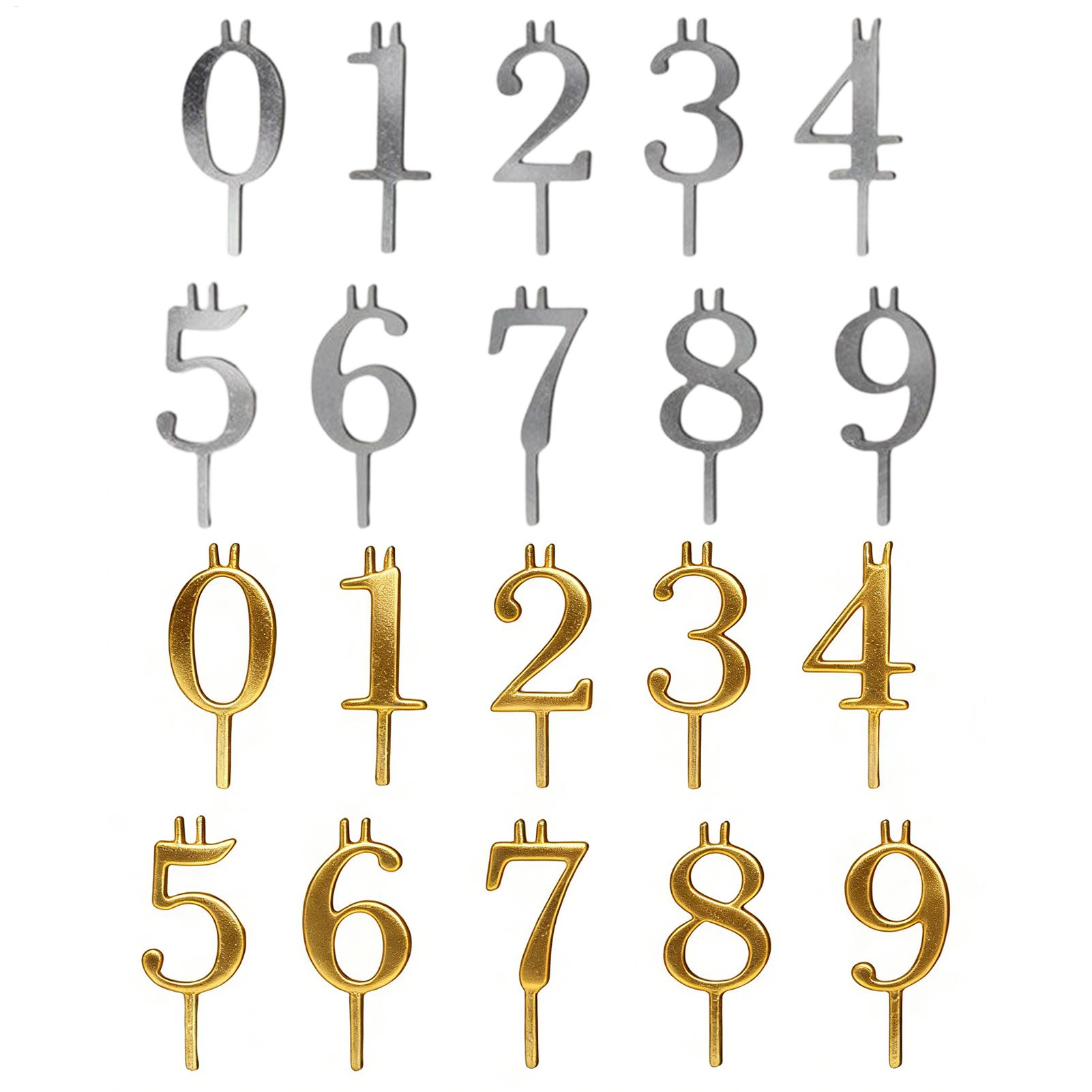 10pcs 0-9 Number Cake Toppers  - Candle Making Tools review and price